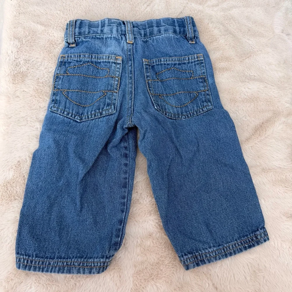 Harley Davidson Kids Classic Blue Jeans Size 12 Months